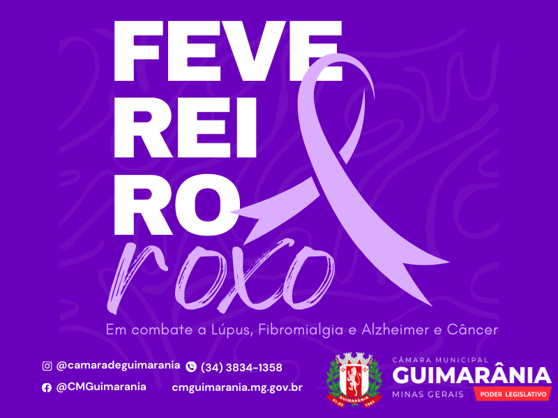 Fevereiro Roxo: Uma Luz Roxa para Diversas Causas