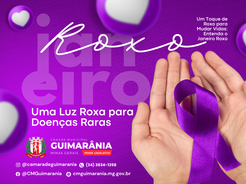 Janeiro Roxo: Uma Luz Roxa para Doenças Raras